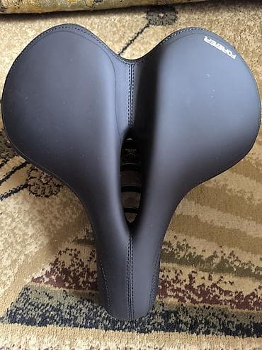 эшка донголок: Седло для велосипеда FOREVER с анатомическим вырезом и пружинной — 2