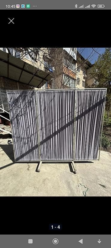 где купить москитные сетки на окна: Ширма, перегородка Материал: Ткань, Колличество секций: 3, На колесиках, Для салона — 1