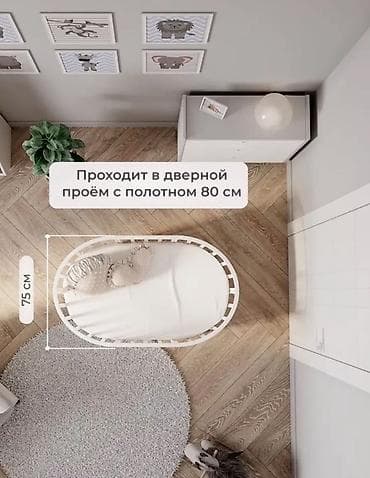 anex e type: Манеж-кровать, Складная, Дерево — 8