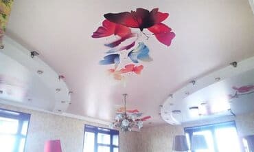 натяжные потолки в токмоке: Натяжной потолок Глянцевое, Матовое, 3D потолки Бесплатный замер, Гарантия, Бесплатная консультация — 16