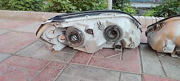 Комплект передних фар Toyota 2003 г., Б/у, Оригинал, Япония — 5