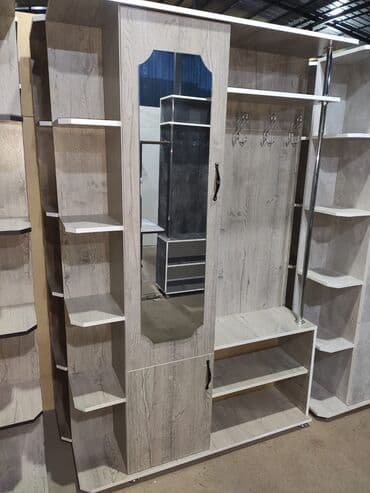 пуфик для прихожей: Кире бериш үчүн гарнитур, Жаңы, Шкаф, Күзгү, Илгич, Акылуу жеткирүү, Акысыз жеткирүү — 13