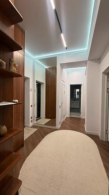 Квартиры: 3 комнаты, 73 м², Асанбай мкр Элитка, 7 этаж, Дизайнерский ремонт — 9