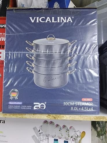 пароварка: Пароварка Vicalina VL-Z03, диаметр 30 см. Характеристики: - Объем — 1