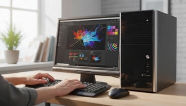 офисные компьютер: Компьютер, ядер - 8, ОЗУ 8 ГБ, Для работы, учебы, Intel Core i7, Встроенная видеокарта, HDD — 1