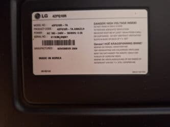 теоевизор: Продаю плазменный телевизор LG, диагональ 42. Показывает хорошо — 2