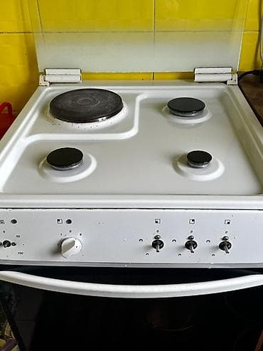 плита печка: Комбинированная плита с духовкой - Варочная поверхность: 4 конфорки — — 5