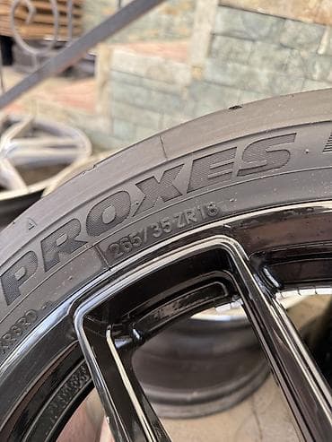 7 5j: Колеса в сборе 265 / 35 / R 18, Лето, Б/у, Комплект, Легковые, Литые, отверстий - 5 — 4