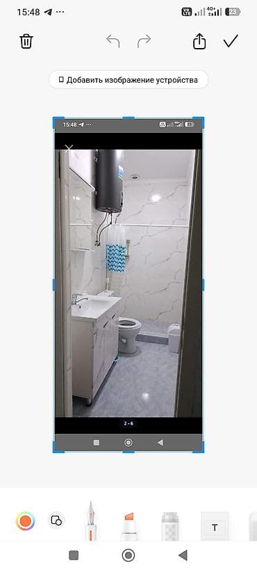 35 м², Толугу менен эмереги бар — 2