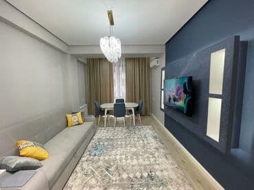 квартиры бишкек долгосрочно: 2 комнаты, Собственник, Без подселения, С мебелью полностью — 2