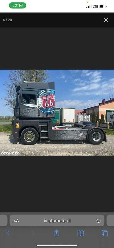 рено магнун: Тягач, Renault, 2010 г., Тентованный — 3