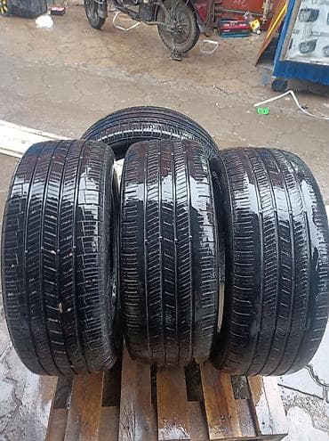 Шины 215 / 55 / R 17, Лето, Б/у, Комплект, Легковые, Корея, Nexen