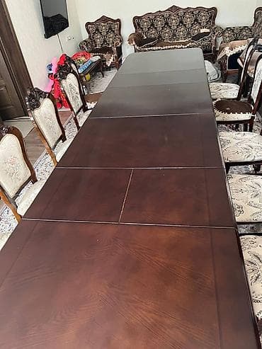 foldable table: Стол трансформер Раскладной стол, цвет - Коричневый — 1