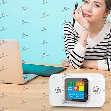 Техника и электроника: Портативный карманный Wi-Fi модем-роутер MF688 4G/5G работает на — 10
