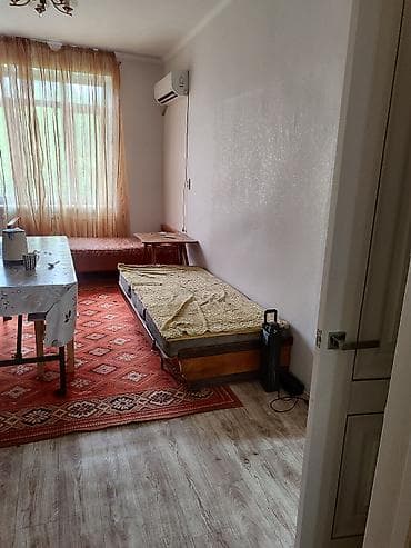колесо квартира: 2 комнаты, Ошский рынок / базар Собственник, Студентам, от 6 месяцев, С мебелью полностью — 5