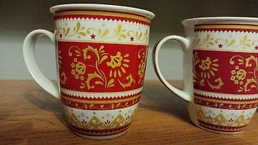 Декор и интерьер: Набор из 4 фарфоровых кружек Flirt by Ritzenhoff & Breker. - — 2