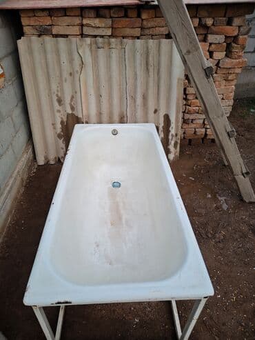ремонт дрел: Ванна, Прямоугольная, Материал: Чугун, Размер: 150 x 70 см — 2