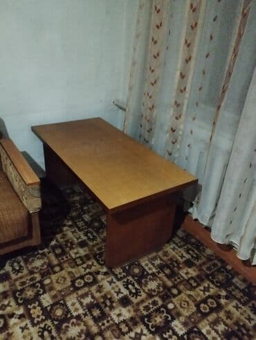 стол с ящиками: Тумба для вещей и одежды, Без зеркала, ЛДСП, цвет - Коричневый — 5