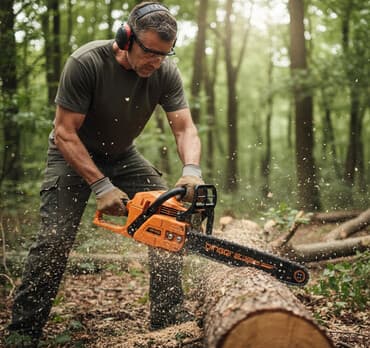 Бензопила DINGQI 20" (500 мм) - Тип: бензиновая цепная пила для резки