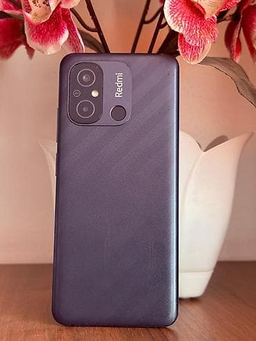 мед алимин: Redmi, Redmi 12C, Б/у, 128 ГБ, цвет - Черный, 2 SIM — 1