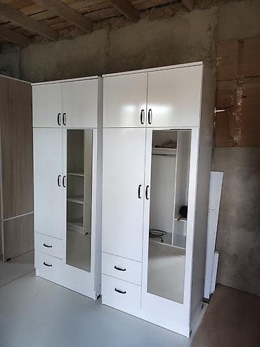 кровать двух: Шифоньер, шкаф для одежды, Новый, Прямой, ЛДСП — 1