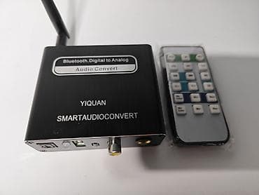 аудио адаптер: Цифро аналоговый конвертер. С Bluetooth, usb, mp3 и пультом — 3