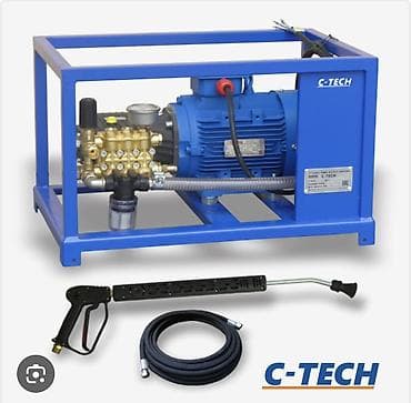 плунжерный: Промышленная мойка высокого давления C-TECH (электрическая станция в — 1