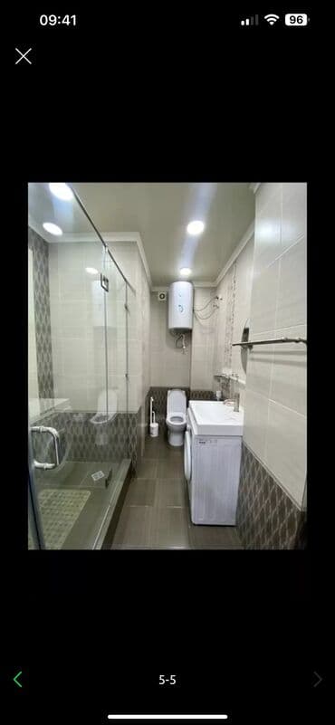 суточная квартира в джалалабаде: 1 комната, Душевая кабина, Постельное белье, Кондиционер — 3