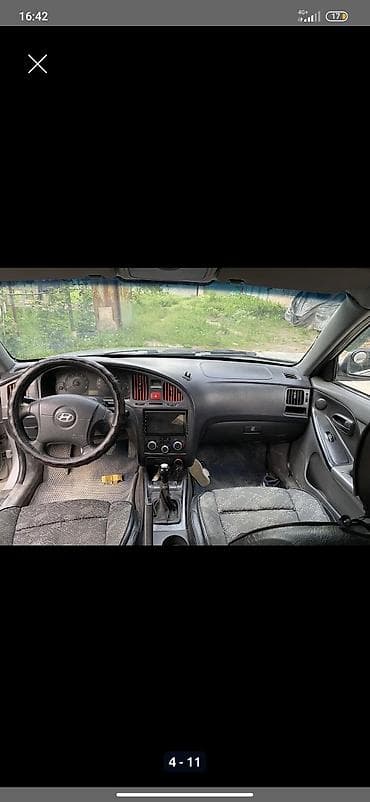 бир: Hyundai Elantra: 2005 г., 1.6 л, Кол менен иштөөчү, Бензин, Седан — 7