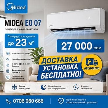deco e4: Сплит-система, Midea, 20-25 м² — 1