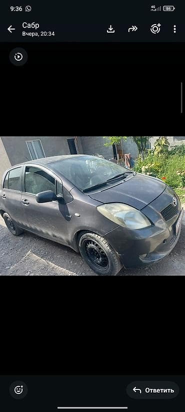 авто тундра: Toyota Yaris: 2008 г., 1.4 л, Механика, Дизель, Хэтчбэк — 1