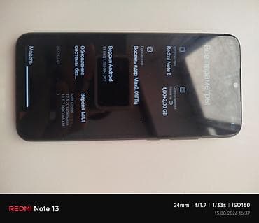 iphon 8 plus: Redmi, Redmi Note 8, Б/у, 128 ГБ, цвет - Черный, 2 SIM — 6