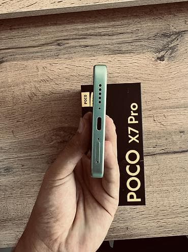 14 pro plus: POCO X7 Pro, цвет мятно‑зеленый. Смартфон с плоским дисплеем и тонкими — 4