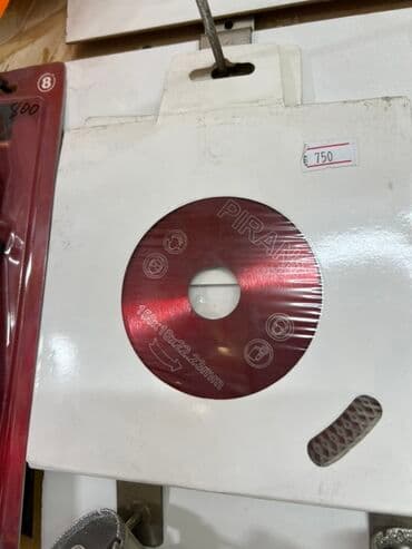 полировочный круг: Красный отрезной диск Piranha диаметром 185 мм и толщиной 10 мм, с — 1