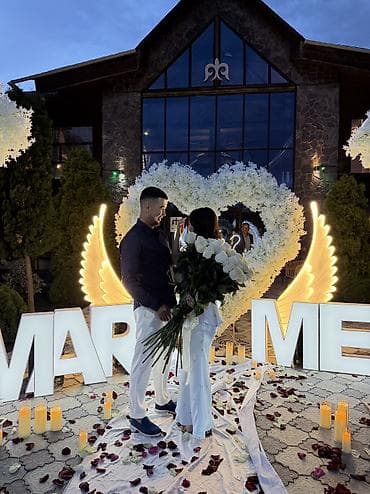 маркрвь на корм: Оформление предложения руки и сердца “Marry Me” под ключ. Что входит — 3