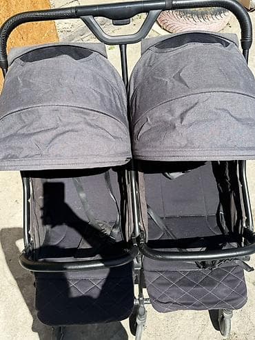 Коляски: Коляска, Другой бренд, цвет - Черный, Б/у, Самовывоз — 3