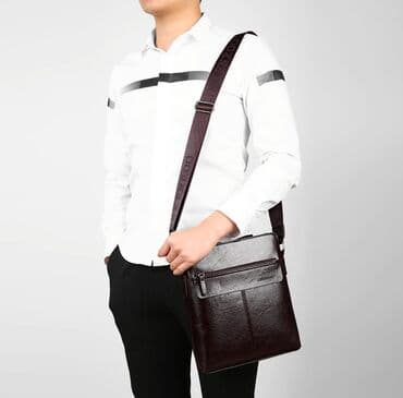 черная удлиненная куртка: Сумка планшет.
Размер: 25см*6см*27см — 2