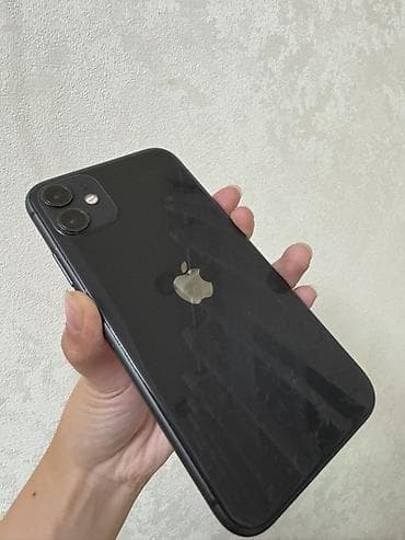 IPhone 11, Б/у, 128 ГБ, Черный, Зарядное устройство, Чехол — 5