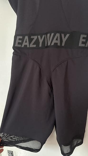 Айымдардын кийими: Женский спортивный комбинезон EAZYWAY, черный. Классный комбинезон — 3