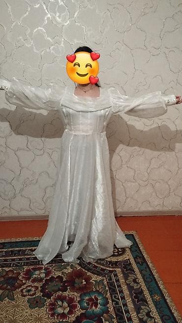 Вечернее платье, А-силуэт, Длинная модель, С рукавами, Корсет, XL, 2XL