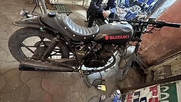 Классический мотоцикл Suzuki, 125 куб. см, Бензин