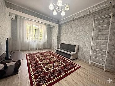Квартиры: 2 комнаты, 72 м², Кок-Жар ж/м 1 этаж, Свежий ремонт — 1