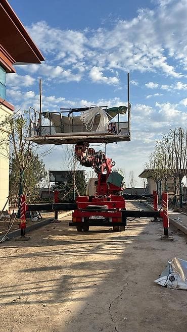 Унаа: Услуги автовышки 28м 30м минимальный выезд на 2ч по городу — 6