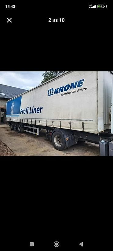 купить прицеп камаз б у самосвал: Прицеп, Krone, Шторный — 2