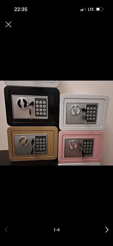 ящик пластиковые: Портативный мини сейф, Новый, Комбинированные, Самовывоз — 1