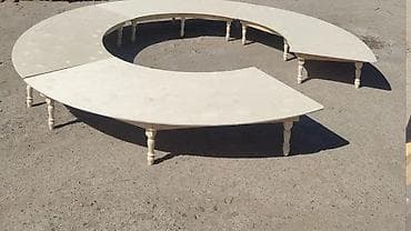 Стол для зала, Новый, Раскладной, Овальная