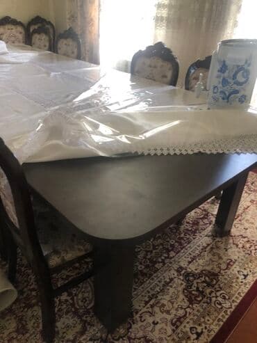 столик и стулья для пикника: Кухонный стол и стул — 3