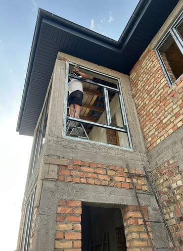 установка пластиковых окон цена: Услуга: установка ПВХ-окон и остекление домов/коттеджей - — 1