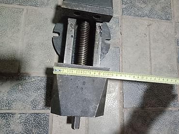 станочный: Тиски слесарно-фрезерные поворотные ширана по губкам 12.5см — 1