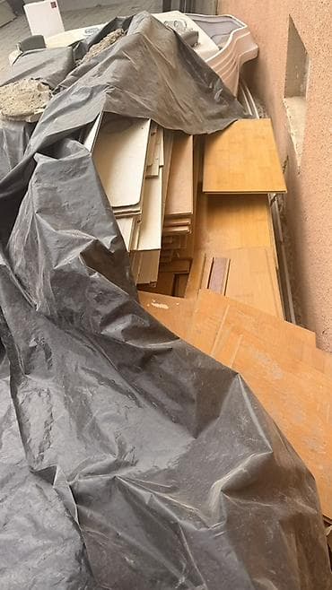 мебельный щит: Ламинат/панели МДФ — остатки после ремонта - Разноформатные доски и — 1